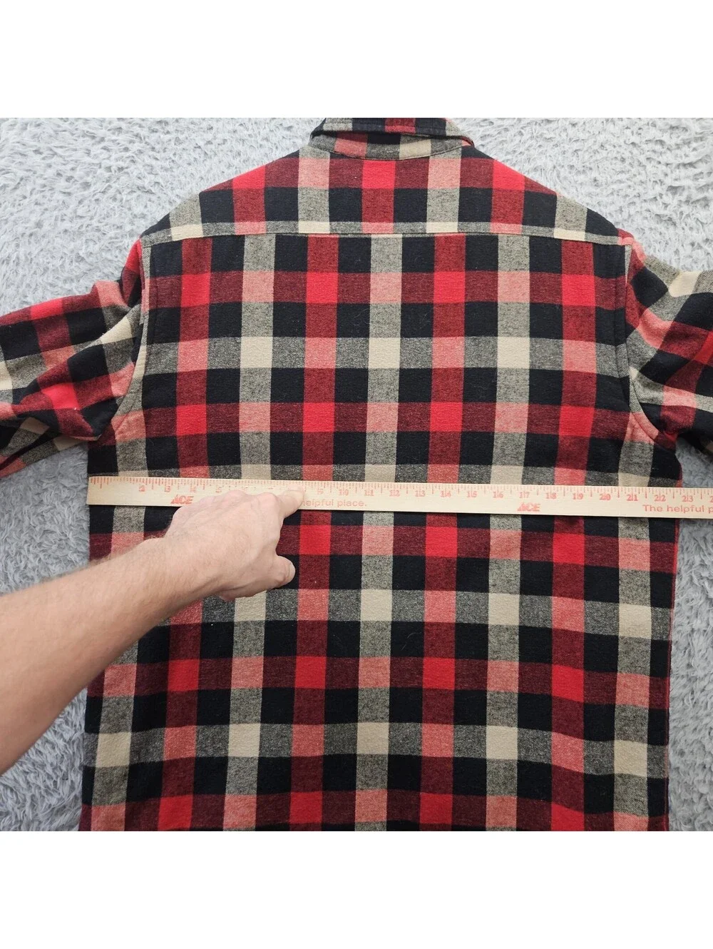 J.CREW Authentic Outerwear Sherpa Lined Flannel Shirt Jacket Shacket Medium